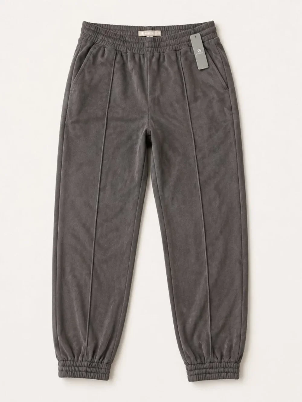 Tractr Girls Faux Suede Pull-On Pants Charcoal Gray Size 16 NWT
